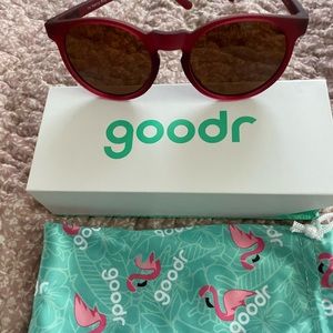 Goodr sunglasses for casual or fitness wear.